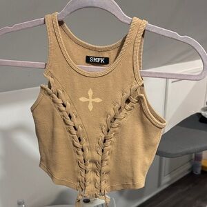 SMFK Tan Women's Top